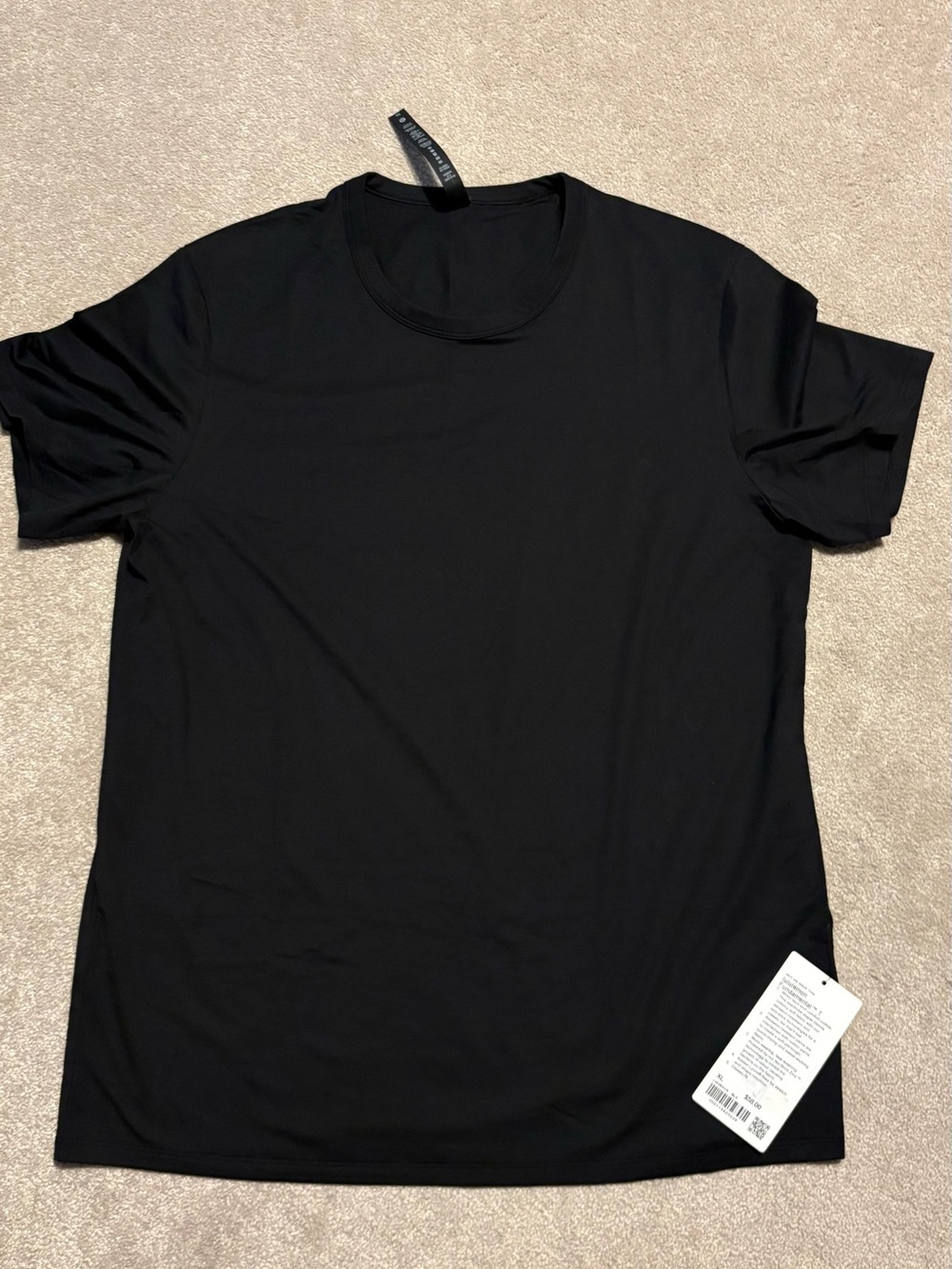 Lululemon Men's Fundamental Tee Short Sleeve Black NWT XL